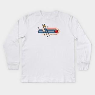 Bauhaus Style Art Aesthetic Form Follows Function Kids Long Sleeve T-Shirt